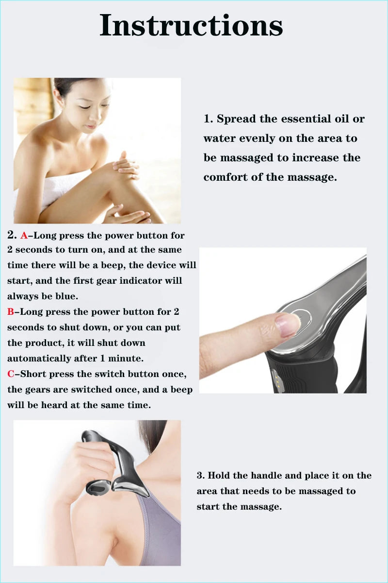 Electric Fascia Gun Muscle Stimulation Massage