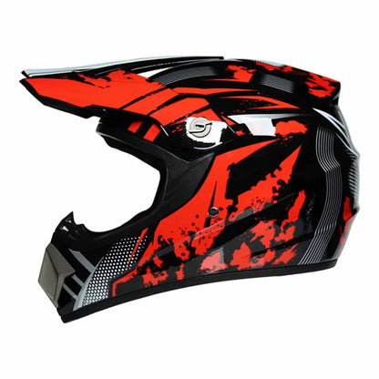 Motocross Helmets Purple Track Full face wear resistant