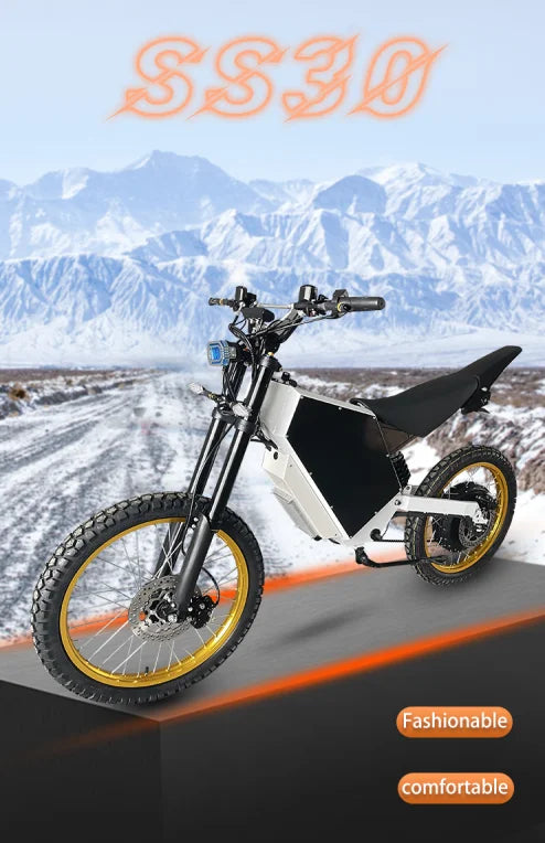 All Terrain High Speed 60-120kmh Full Suspension Electric Dirt Bike