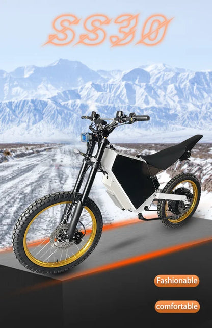 All Terrain High Speed 60-120kmh Full Suspension Electric Dirt Bike