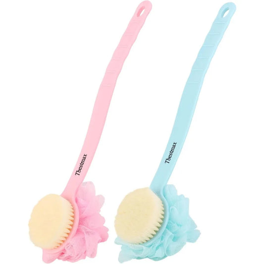 Loofah Back Scrubber Long Handle Shower Body Brush