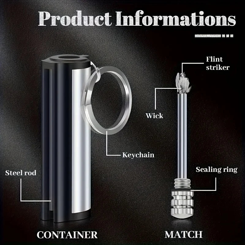 outdoor camping portable emergency survival lighter, light 10,000 times