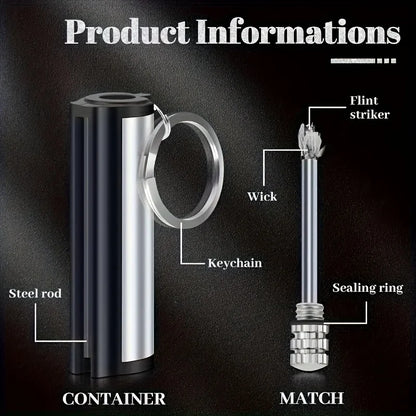 outdoor camping portable emergency survival lighter, light 10,000 times