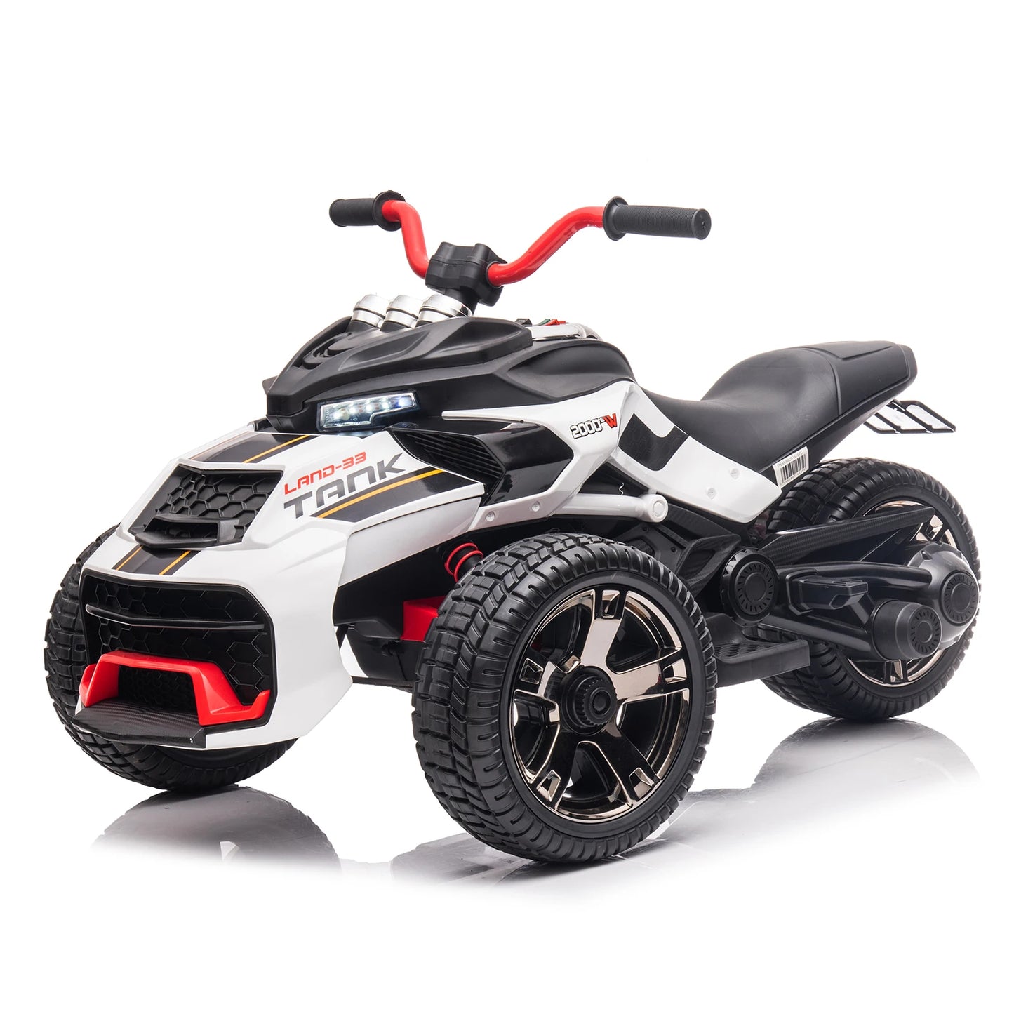 Kids ATV, 3 Wheeler Motor Tricycle Rechargeable Battery-Powered