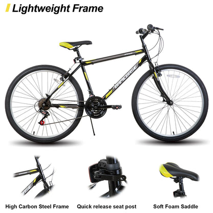 24 26 inch Mountain Bike with 21 Speeds for Adults