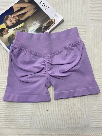 Women's Yoga Shorts Stretch Breathable Running Shorts