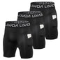 3 Pack Men Sports Shorts Active Workout Underwear with Pocket