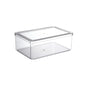 Refrigerator Storage Box With Lid Transparent