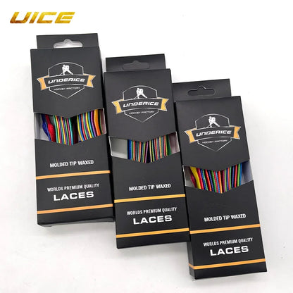 Hockey Skate Laces Braid Reinforced Waxed Tip