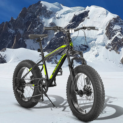 Kids' 4-Inch Wide Fat Tire Snow Mountain Bike