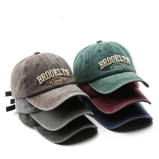 1piece Unisex BROOKLYN Embroidery Baseball cap