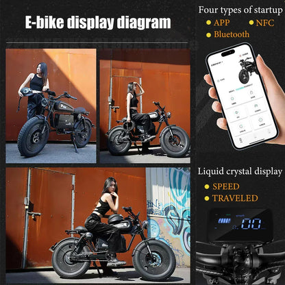 Off-road Electric Bicycle 20 inch fat tire