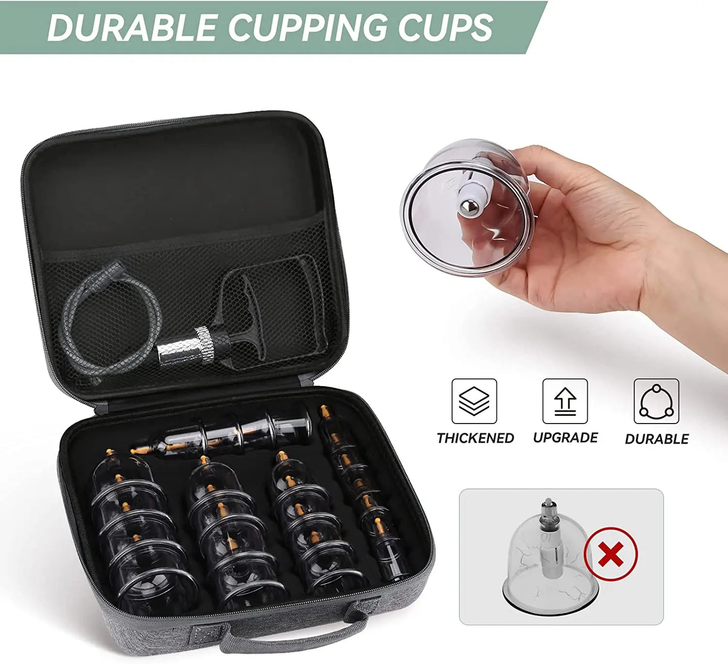 Cupping Therapy Set, Chinese Medicine Anti Cellulite For Body Massager