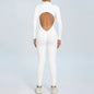 Seamless Yoga Zipper Jumpsuits Sports Fitness Beauty