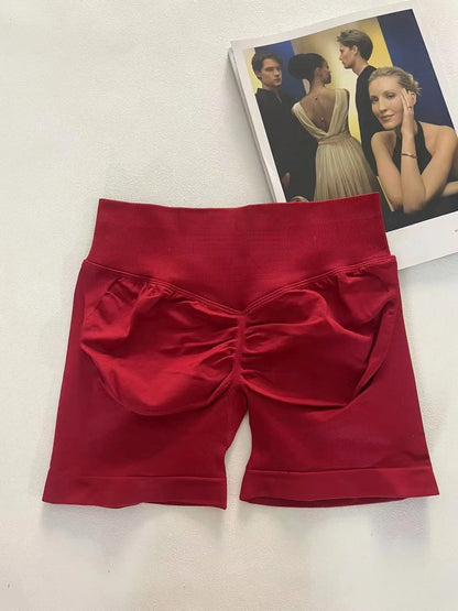 Women's Yoga Shorts Stretch Breathable Running Shorts