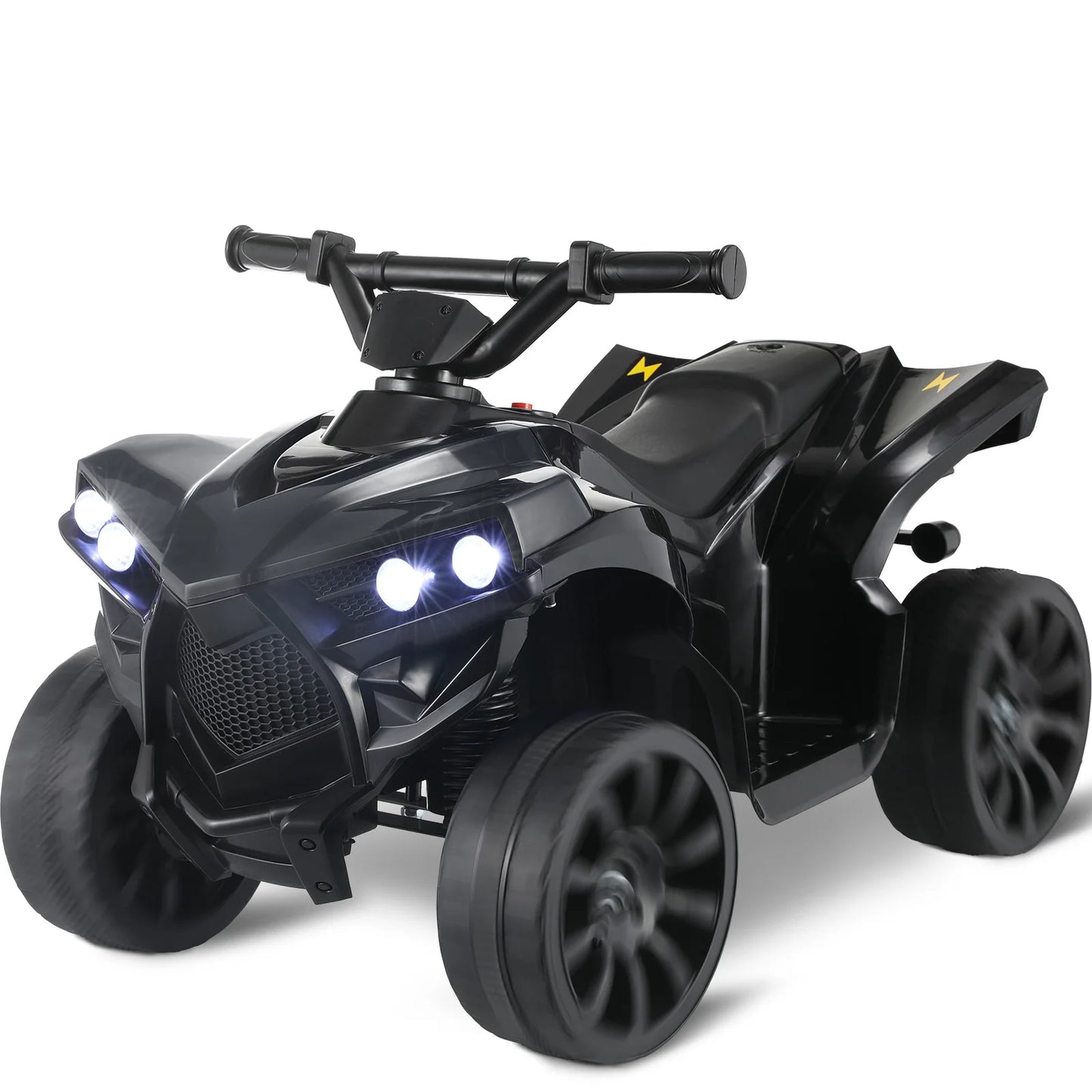 , 4-Wheel Battery Powered Motorbike for Kids 1-6 Yrs In/Outdoor Playroom