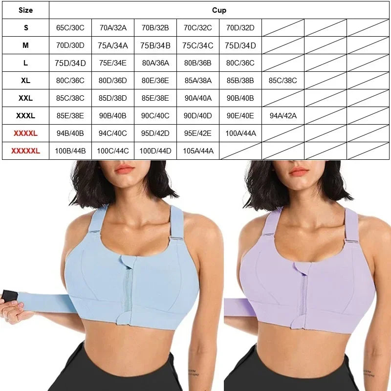 Sports Bra Fitness Yoga Tank Top Vest Shockproof