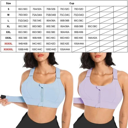 Sports Bra Fitness Yoga Tank Top Vest Shockproof