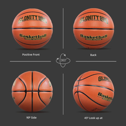Customized Basketballs Size 7 Leather Wear-Resistant Game Training