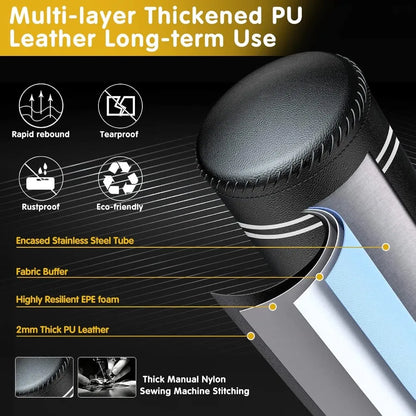 Freestanding Punching Bag with Boxing Gloves for MMA