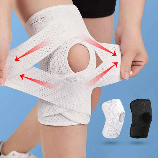 Men- Women Pressurized Elastic Knee Pads for Support