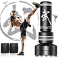 Freestanding Punching Bag with Boxing Gloves for MMA