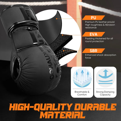 MMA Gloves Open Palm Sparring & Grappling Mitts