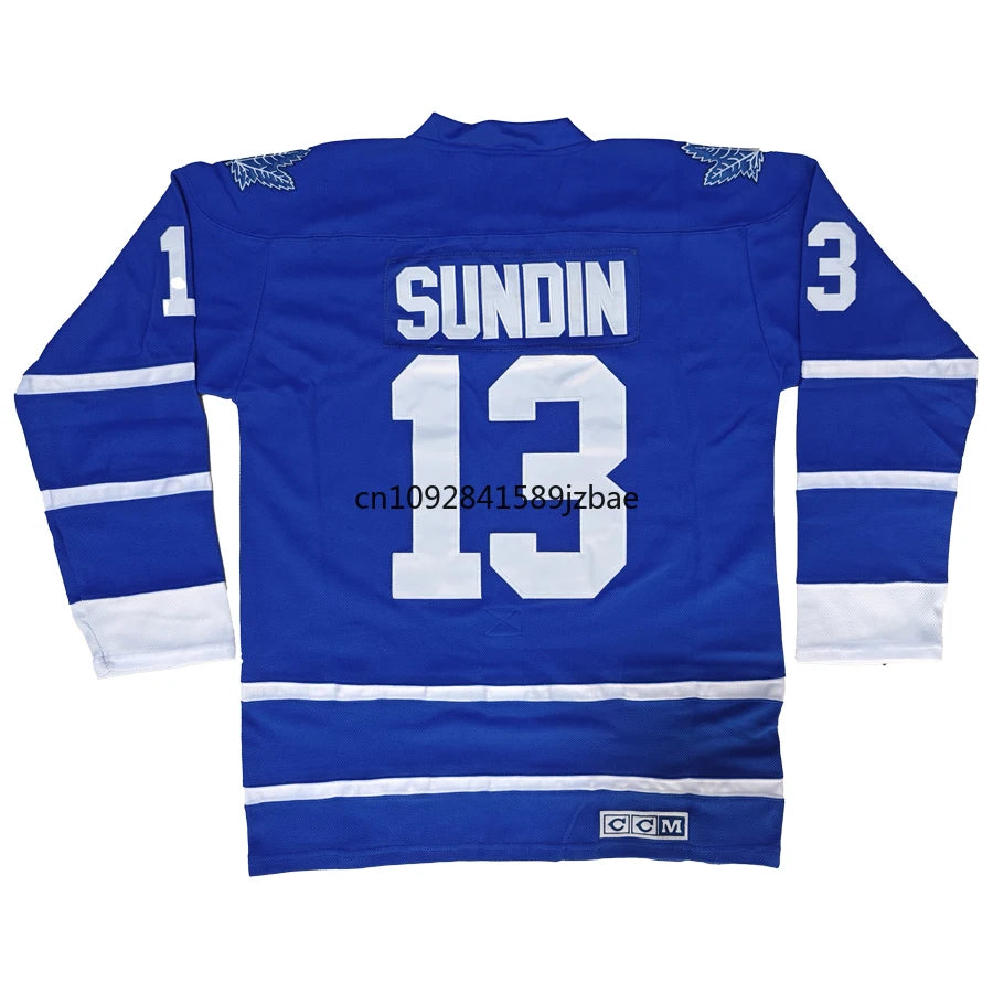 Mat Sundin, Borje Salming, Tiger Williams  hockey Jersey