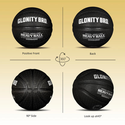 Training Heavy Basketball For Improving Handing Passing & Rebounding