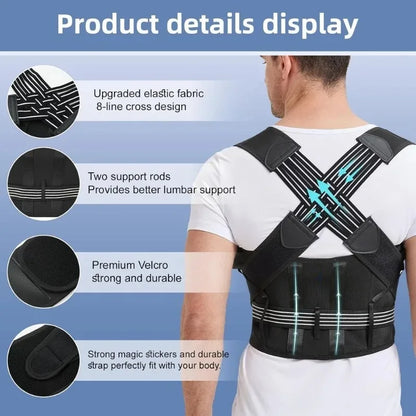 Back Shoulders Support Posture Corrector for men and women