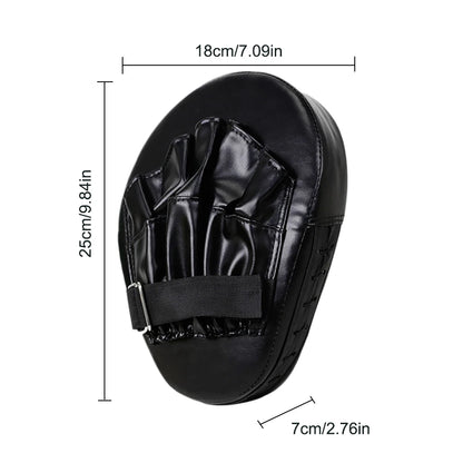 Leather Punching Mitts Breathable Boxing Pad for Martial Arts Training