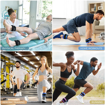 Sportneer Adjustable Wrist and ankle weights 1-10lbs Gym Fitness