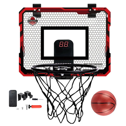 Toy Door Basketball Hoops with Electronic Scoreboard