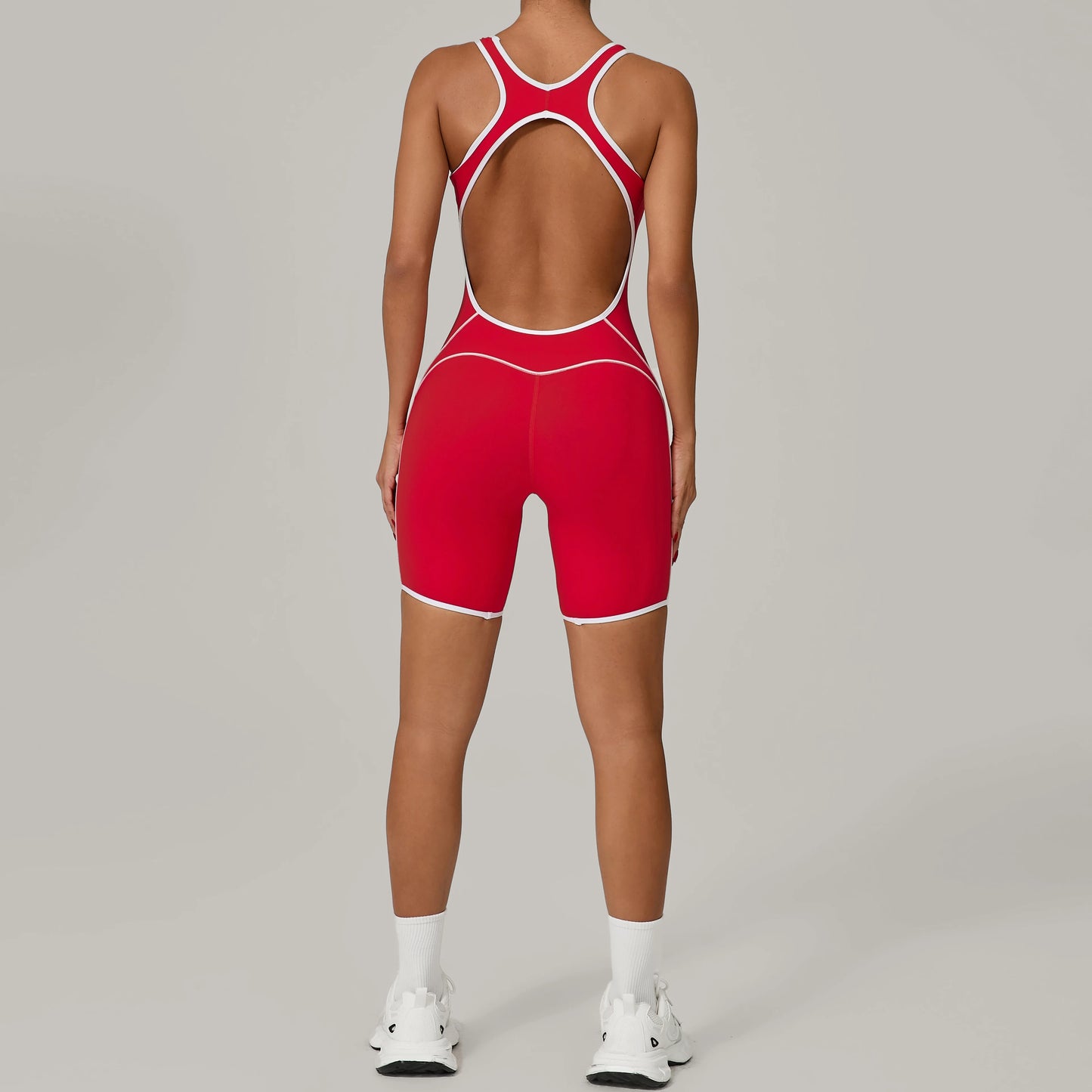 Open Back Yoga Suit