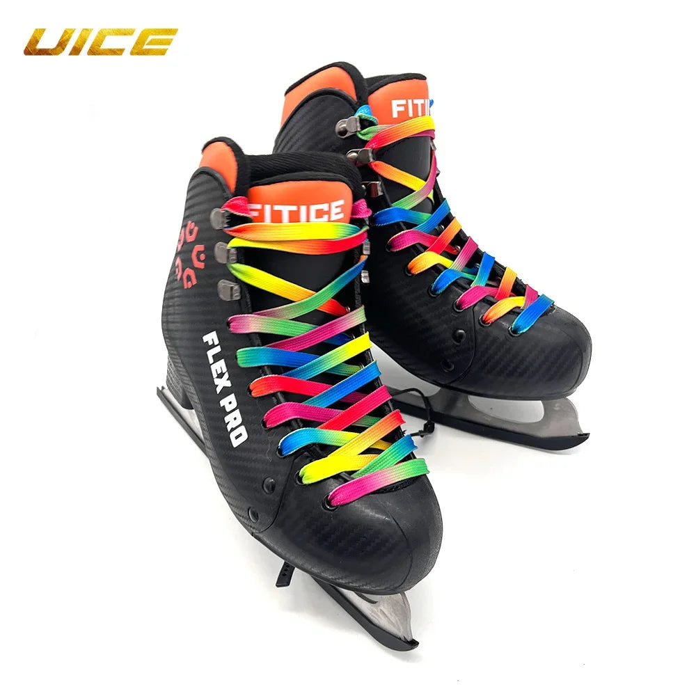 Hockey Skate Laces Braid Reinforced Waxed Tip