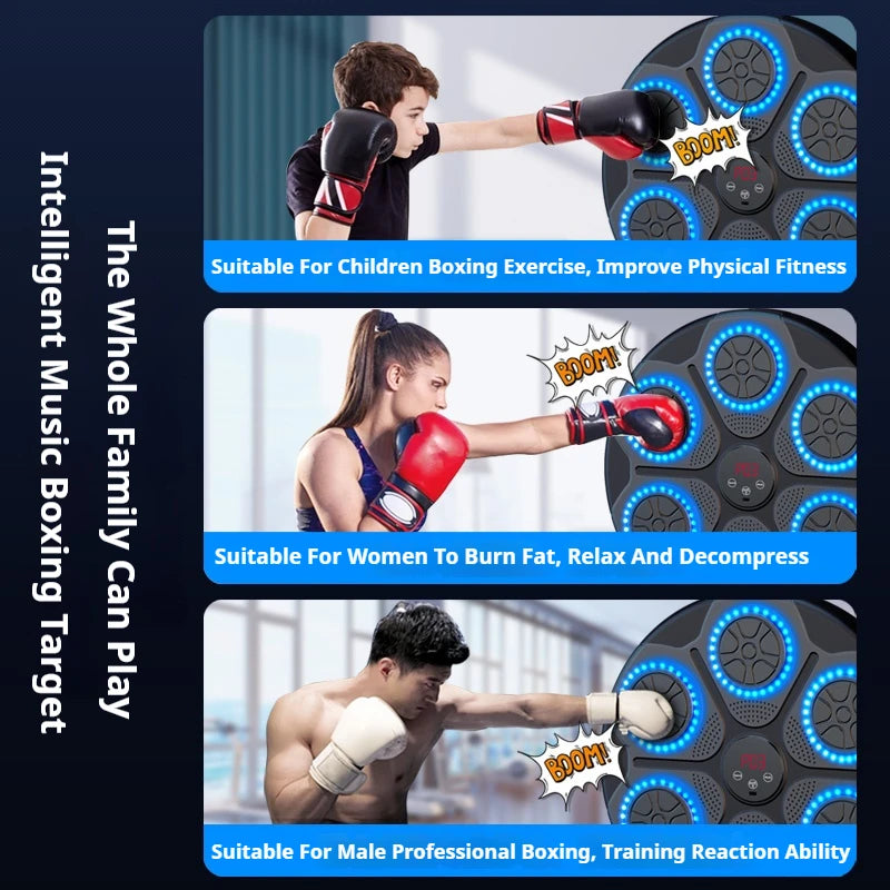 New Smart Bluetooth Wall Mounted Music Boxing Trainer