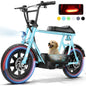16" Fat Tire for All-Terrain, Commuter Ebike ,Carry Basket