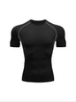 Men's Gym Training T Shirt, Breathable Compression