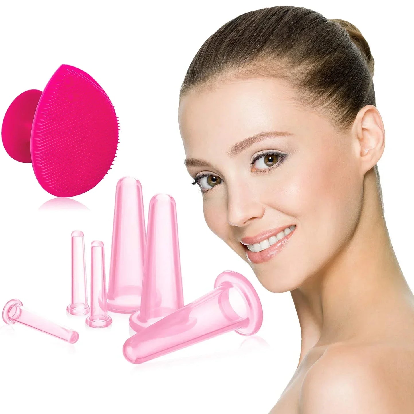 Silicone Cupping Massage for Body; Face, Neck, Eye
