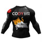 Muay Thai Boxing Compressed Jerseys Anti Shrink