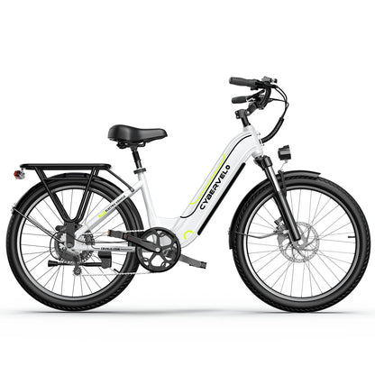 26" Electric E Bike with 7-Speed,1000 Peak