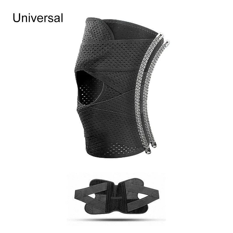 Men- Women Pressurized Elastic Knee Pads for Support