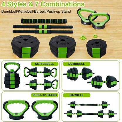 66lbs/88lbs  Adjustable Kettlebell Dumbbell  Push up Stand for GYM Home