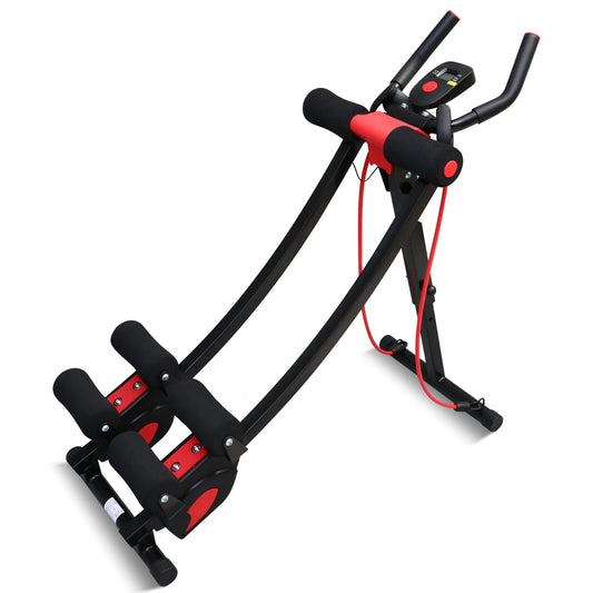 Adjustable Height Waist Trainer Foldable Home Gym Equipment