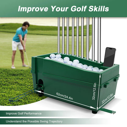 Automatic Golf Tee Machine, holds 100 Golf Balls