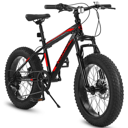 Kids' 4-Inch Wide Fat Tire Snow Mountain Bike