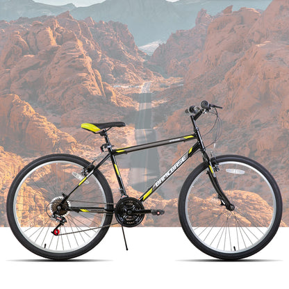 24 26 inch Mountain Bike with 21 Speeds for Adults