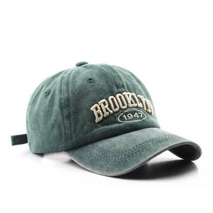 1piece Unisex BROOKLYN Embroidery Baseball cap