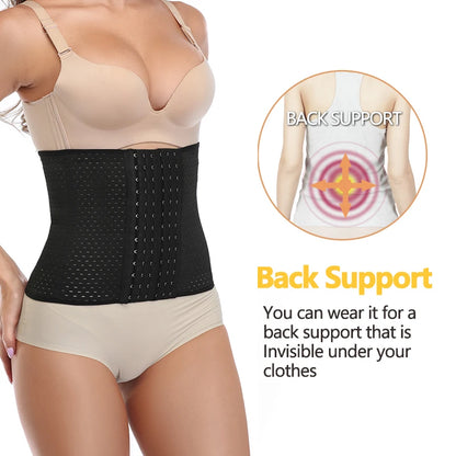 Slimming Waist Trainer Belt ,Firm Hook Corset