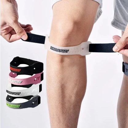 Adjustable Sports Silicone Patella Strap Shock Absorbing Pressure